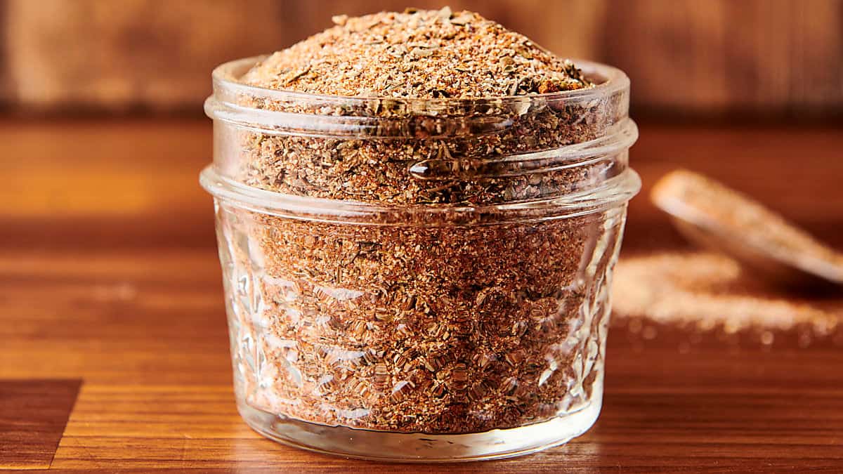 jar of blackened seasoning