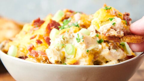 Chicken Bacon Ranch Dip - Game Day Appetizer!