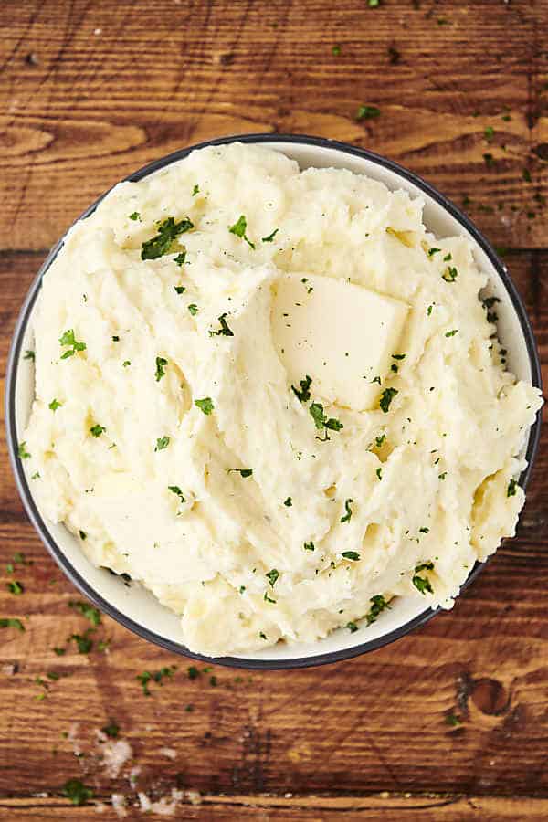 fluffy boursin mashed potatoes