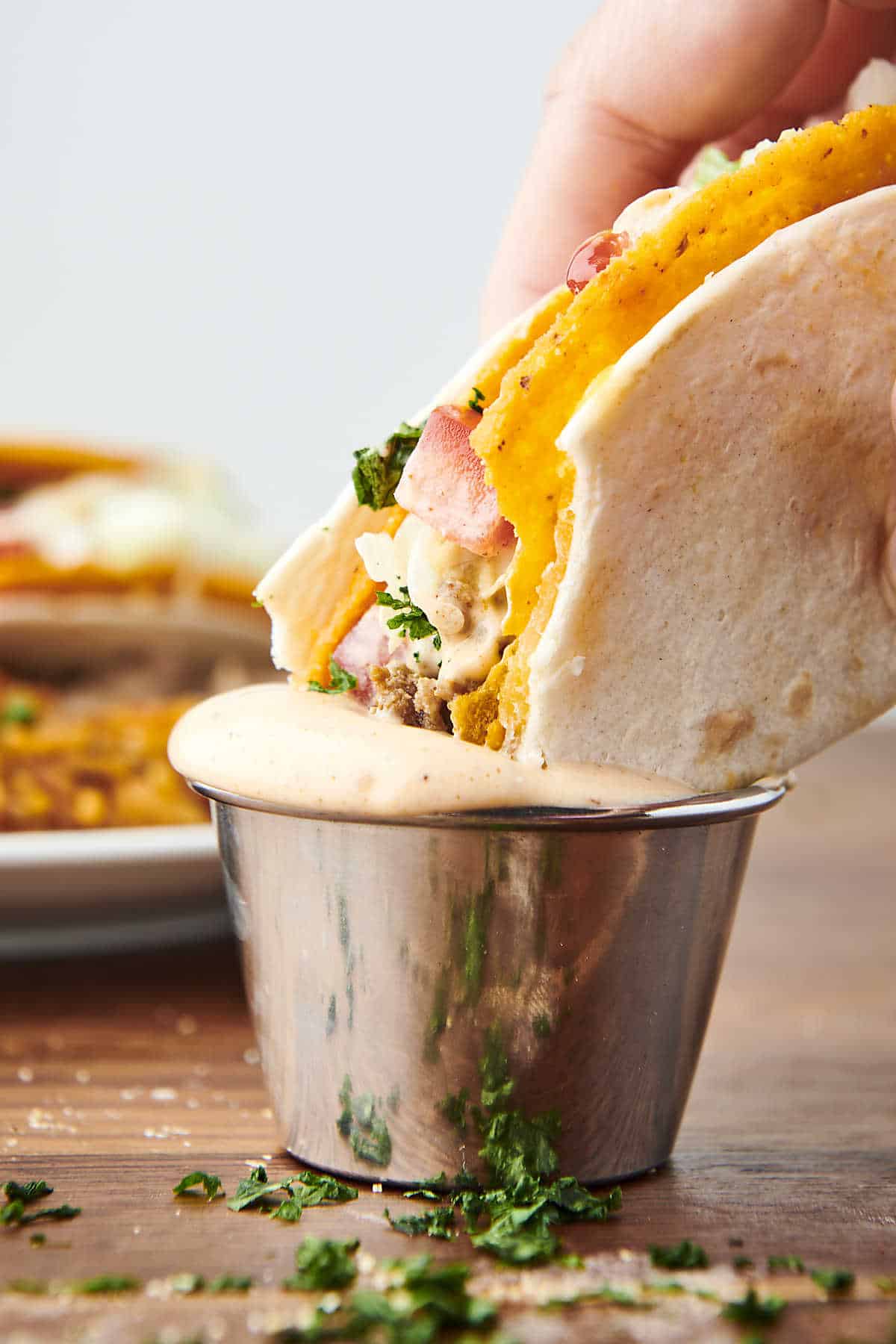 Cheesy Gordita Crunch Recipe - Taco Bell Copycat