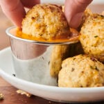 baked chicken meatballs with sauce