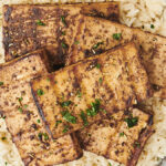 Vegan grilled tofu