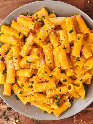 rigatoni pasta with vodka sauce
