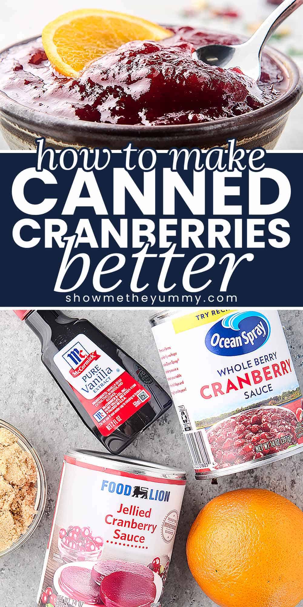 How to Make Canned Cranberry Sauce Better - 3 Easy Additions!