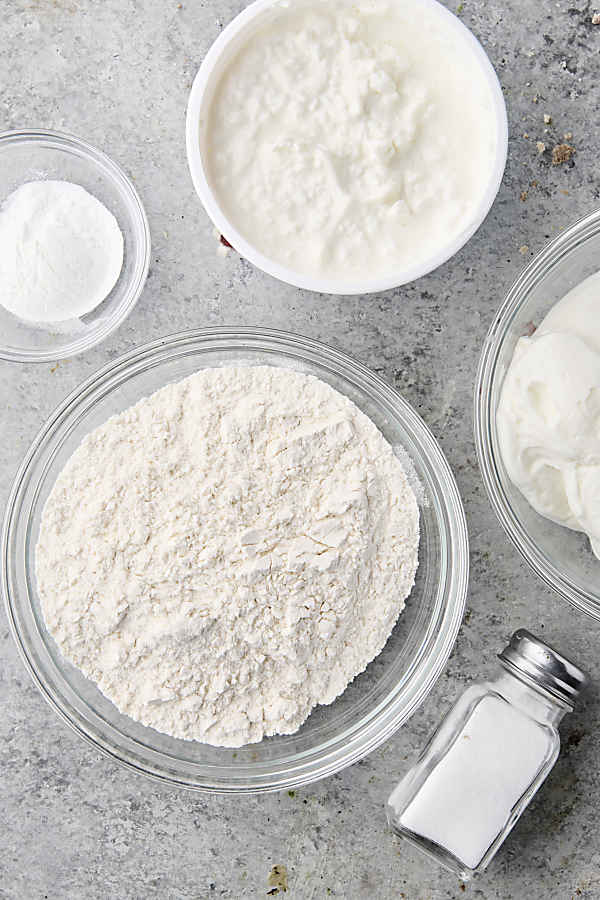 ingredients to make high protein bagels