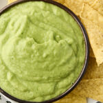 avocado sauce in a bowl