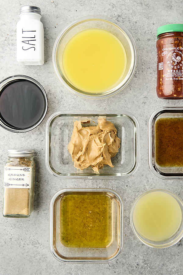 peanut dressing ingredients