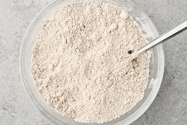 dry ingredients to make crumb topping in a bowl