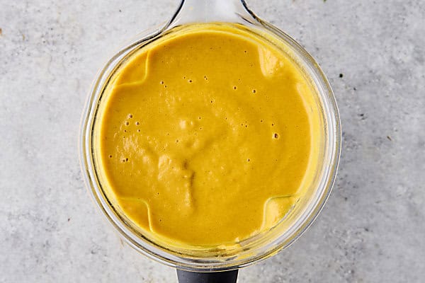 pumpkin soup in a blender