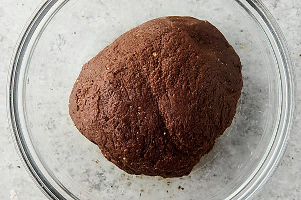 processed date mixture in a ball
