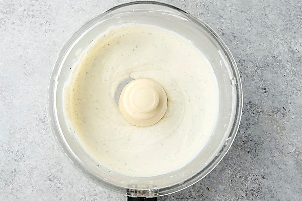 cottage cheese ranch in a food processor blended until smooth
