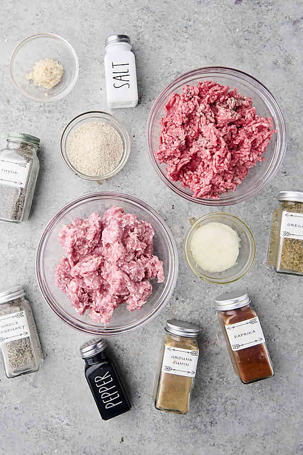 ingredients to make gyro meat