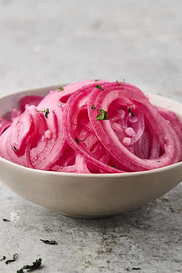 pickled onions in a bowl