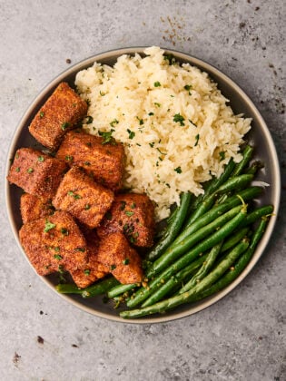 air fryer salmon bites